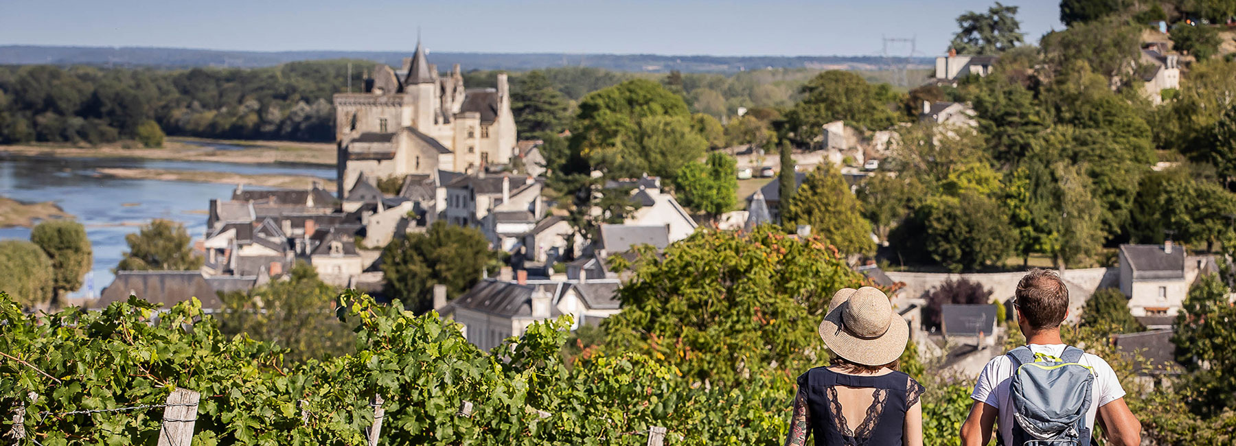 Vue sur le château de Montsoreau