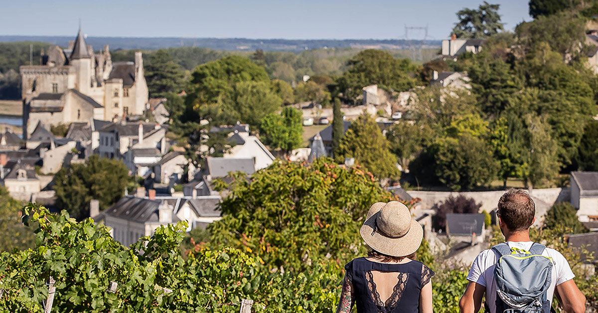 Vue sur le château de Montsoreau